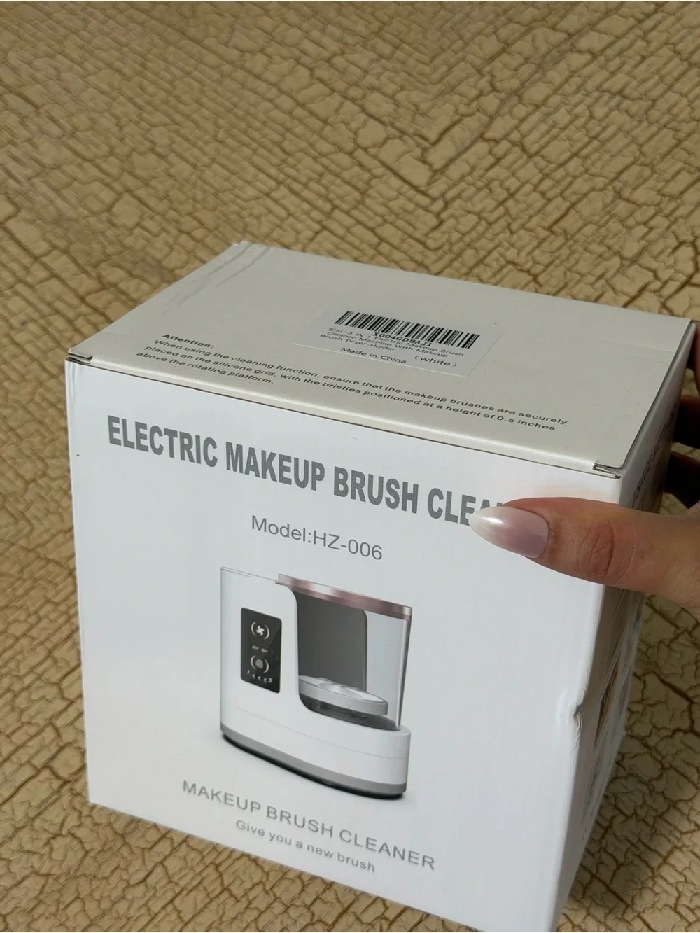 Electric Makeup Brush Cleaner HZ-006 – White
